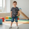 Çocuk Baskılı Siyah Renk Tshirt CB1027