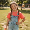 Çocuk Beli Lastikli Crop Tshirt CB1020