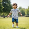 Çocuk Beyaz Baskılı Tshirt CB1023