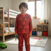 Çocuk Desenli 2'li Pijama Takımı CB1000
