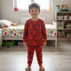 Çocuk Desenli 2'li Pijama Takımı CB1000
