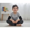 Çocuk Gri Renk Baskılı 2'li Takım CB1029