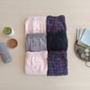 Erkek 6'lı Paket Karışık Renk Dokuma Kumaş Boxer 0072-0018 0071-No:7 BB2650