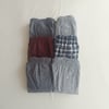 Erkek 6'lı Paket Karışık Renk Dokuma Kumaş Boxer BB2684