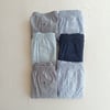 Erkek 6'lı Paket Karışık Renk Dokuma Kumaş Boxer 002-0014 0071-No:005 BB2651