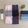 Erkek 6'lı Paket Karışık Renk Dokuma Kumaş Boxer 0072-0018 0071-No:7 BB2650