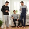 Erkek Pamuklu Bohçalık Ve Çeyizlik 3 Adet 2'li Pijama Takımı BB2481