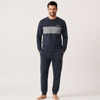 Erkek Pamuklu Bohçalık Ve Çeyizlik Füme Renk Pijama Takımı AL002 V2
