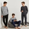 Genç Erkek Pamuklu 3 Adet 2'li Pijama Takımı BB2488
