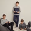 Genç Erkek Pamuklu 3 Adet 2'li Pijama Takımı BB2488