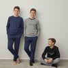 Genç Erkek Pamuklu 3 Adet 2'li Pijama Takımı BB2489