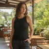 Kadın Basic Kolsuz İçi Yarım Astarlı Tshirt BB2538