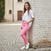 Kadın Likralı Pembe Renk Tayt BB2601
