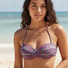 Kadın Plaj Giyim Desenli Bikini Üst BB2571