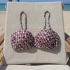 Kadın Plaj Giyim Kahverengi Askılı Balenli Desteksiz Dolgusuz Bikini Üst BB2580