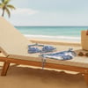 Kadın Plaj Giyim Mavi Desenli Bikini Takım BB2635