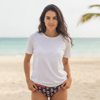 Kadın Plaj Giyim Siyah Renk Desenli Bikini Alt BB2564