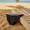 Kadın Plaj Giyim Siyah Renk Desenli Bikini Alt BB2565