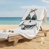 Kadın Plaj Giyim Yeşil Desenli Bikini Takım BB2637