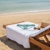 Kadın Plaj Giyim Yeşil Renk Desenli Bikini Alt BB2563