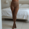 Lady Fity Kadın Parlak İnce Koyu Ten Rengi Büyük Beden Külotlu Çorap 44-50 BB2709