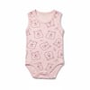 Baby Too Ayıcık Desen Zıbın Pembe