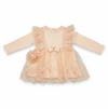 Işıl Baby Dantelli Elbise Somon