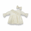 Işıl Baby Fistolu Elbise Krem