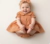 Moon Star Romper Elbise Kiremit