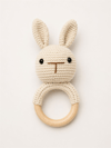 Yino Amigurumi Tavşan Çıngırak Bej