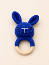Yino Amigurumi Tavşan Çıngırak Mavi