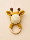 Yino Amigurumi Zürafa Çıngırak Hardal