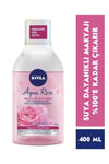 Aqua Rose Micellar Gül Suyu İçeren Çift Fazlı Makyaj Temizleme Suyu,400ml, Tüm Ciltler için
