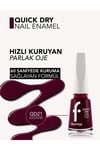 Flormar Hızlı Kuruyan Qne-21 Blackstar Kırmızı Yeni