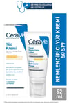 Spf50+ Güneş Korumalı Nemlendirici Yüz Kremi