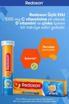Üçlü Etki 15 Efervesan Tablet I 1000 Mg C Vitamini, D Vitamini Ve Çinko Içeren Takviye Edici