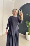 Asi̇metri̇k Pantolonlu Takım | Antrasi̇t