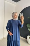 Asi̇metri̇k Pantolonlu Takım | İ̇̇ndi̇go