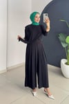 Asi̇metri̇k Pantolonlu Takım | Si̇yah