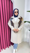 Astarlı Kaşe Kaban | Bej