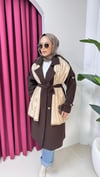 Astarlı Kaşe Kaban | Kahverengi
