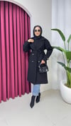 Astarlı Kaşe Kaban | Siyah