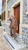 Astarlı Oysh Ceket & Palazzo Eşofman | Camel