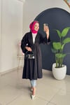 Belden Bağlamalı Kap | Si̇yah