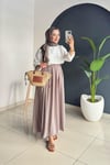 Beli Lastikli Cepli Etek | Vizon