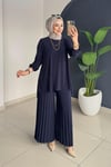 Berilyum Pantolonlu Takım | Lacivert