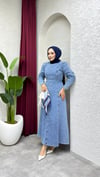 Denim Elbise | Açık Kot