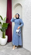 Denim Elbise | Açık Kot