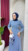 Denim Elbise | Açık Kot