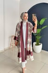 Desenli̇ Ki̇mono | Kahve